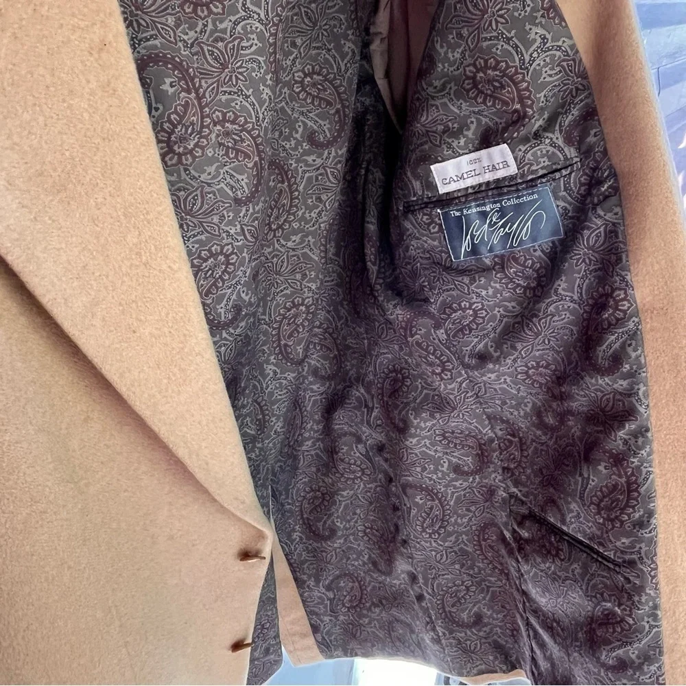 Vintage Lord & Taylor Bill Blass Camel Hair Suit Jacket Blazer Old Money Preppy